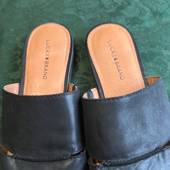 Lucky Brand Black Women's Mules Sz 8.5 to 9M - Picture 5 of 8